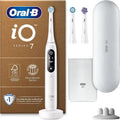 Oral-B iO Series 7 Elektrische Zahnbürste, 3 Aufsteckbürsten, 5 Reinigungsmodi, Reiseetui, Weiß