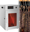 Hochwertiger Edelstahl-Dörrautomat mit LED-Steuerung und Aufhängehaken zum Trocknen von Fleisch und Biltong