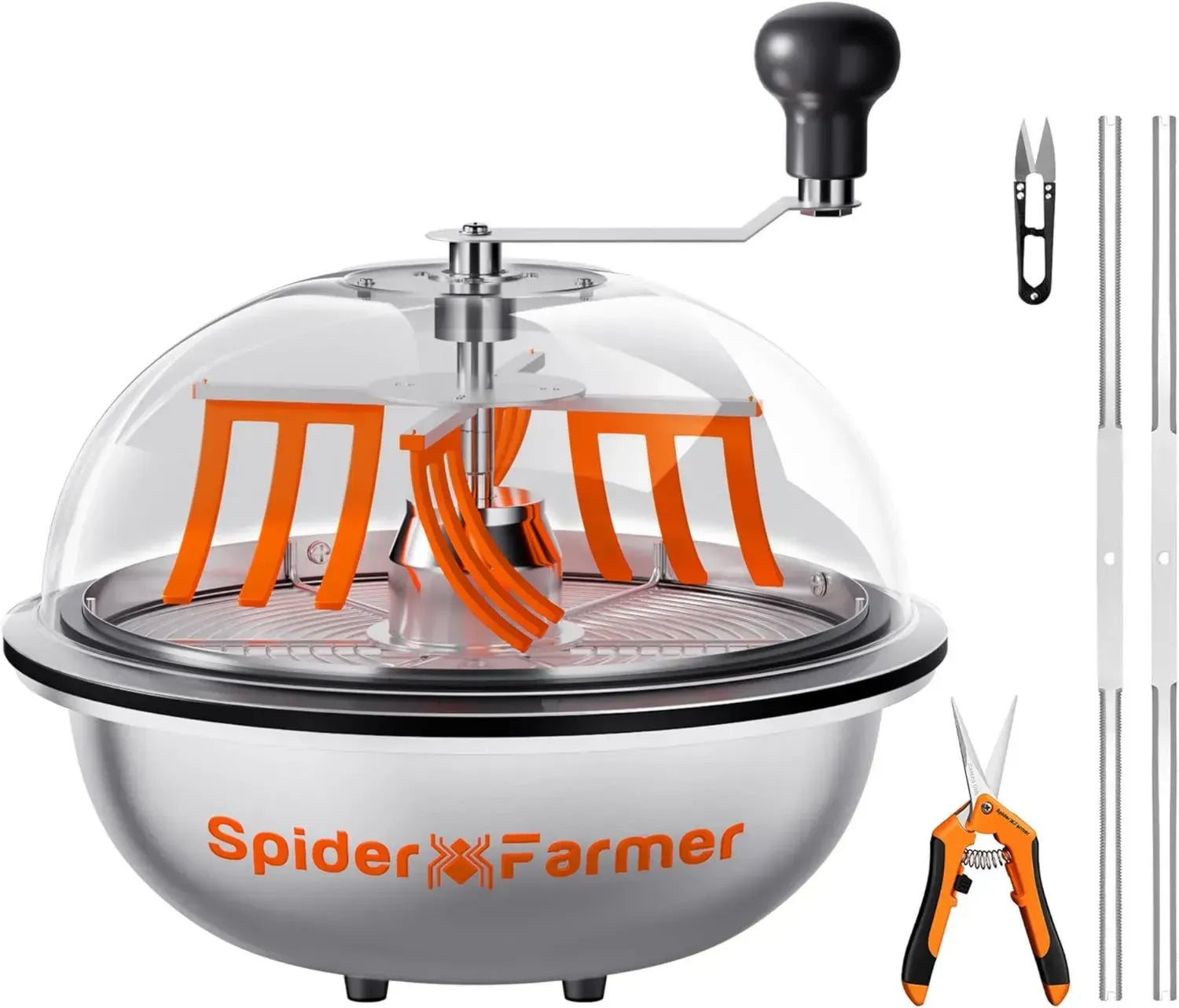 Spider Farmer Premium Pflanzentrimmer mit Edelstahlklingen für effizientes Schneiden von Blüten und Knospen