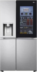 LG Side-by-Side Kühlschrank 635 L, InstaView, Total NoFrost, DoorCooling+, LINEARCooling, UV Nano, Edelstahl
