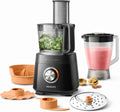 Philips Viva Küchenmaschine, 800W, PowerChop, 1,5L, 29 Funktionen, Zitruspresse