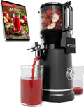 Slow Juicer Entsafter mit XXL Einfüllschacht und 3-fach Filter, 250W
