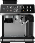 Cecotec Espresso Kaffeemaschine 20 Bar, 1350W, integrierte Mühle, großer Wassertank, Touchscreen, Selbstreinigungsfunktion
