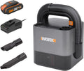 Worx Akku-Handstaubsauger 20V Max Cube Vac, kompakt, tragbar, starke Leistung, inklusive Akku & Ladegerät