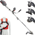 Leistungsstarker 36V Akku-Rasentrimmer mit Easy-Load-Spule und Zubehör, kompatibel mit Bosch