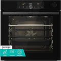 Gorenje OptiBake Einbauofen BSA 6747 A04BGWI, 77L, Heißluft, WLAN, AutoBake, Touch, Teleskopschiene, SteamAssist, PizzaModus 300°C, Schwarz