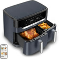 Tefal Dual Easy Fry XXL Heißluftfritteuse 11L, Doppelkammer, 7 Programme, 2700W, Digitaldisplay, Extra-Crisp Technologie, fettarmes Frittieren, energiesparend