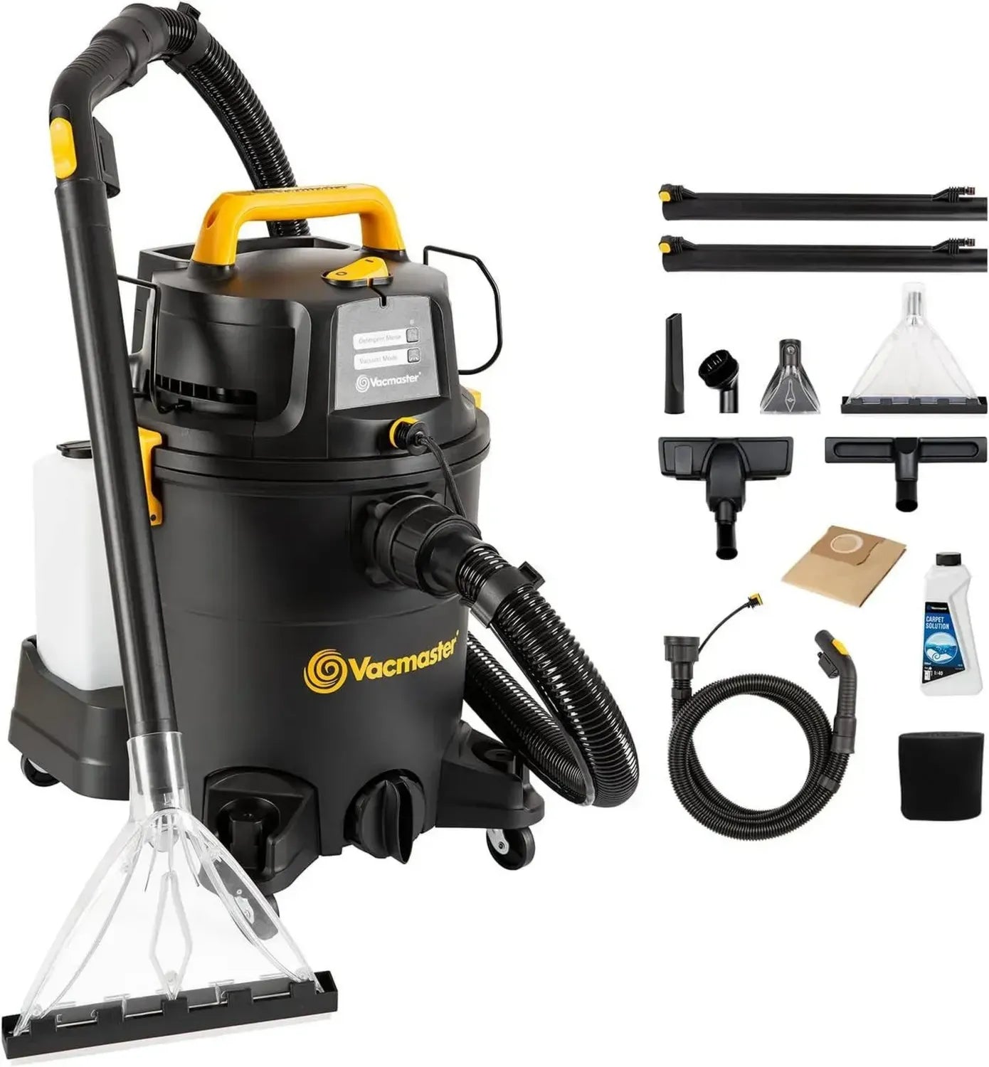 Vacmaster 1300W 23L Nass- und Trockensauger mit Dual-Tank-Design für Hartböden und Teppiche