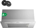 CIARRA 60cm Einbau-Dunstabzugshaube mit LED und 3 Stufen, 650 m³/h, inkl. Aktivkohlefilter