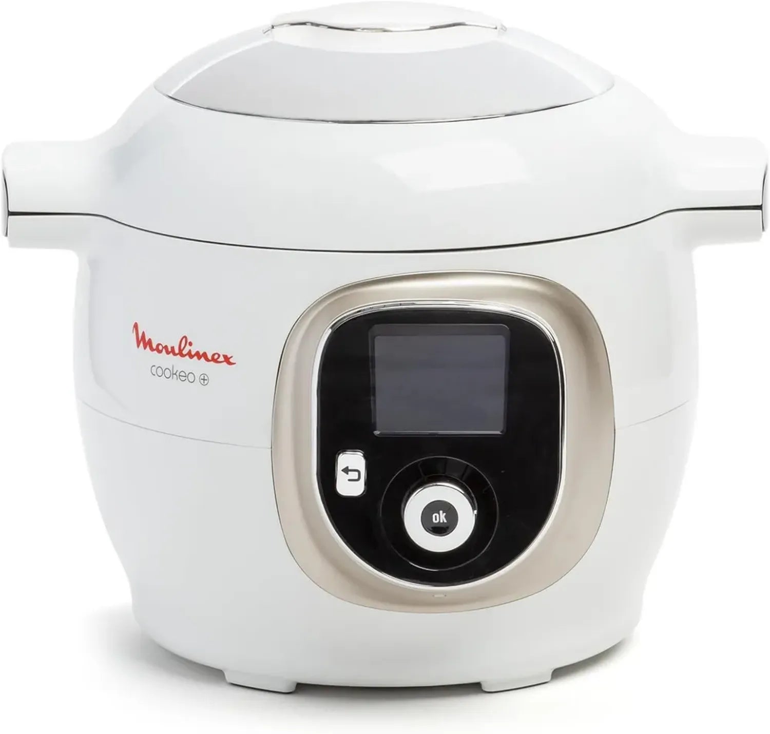 Moulinex Cookeo Intelligenter Multikocher, 6 L, Hochdruck, Intuitives Display, Schritt-für-Schritt-Anleitung, Frischhaltedeckel, Spezialisierte App, 150 Rezepte, Weiß CE85CA10