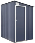 Metall Gerätehaus Salix 2,91 m², Grau mit Schiebetür