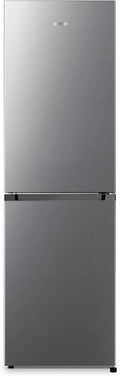 Gorenje NRK418DCS4 Kühl-Gefrier-Kombination, 182 cm Hoch, 55 cm Breit, 256L, Total NoFrost, Multiflow 360°, Wechselbarer Türanschlag, Inox Design, Energieeffizienz D