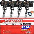 Autel 2-in-1 RDKS Sensor MX-Sensor: Dualfrequenz TPMS für 99% der Fahrzeuge, kompatibel mit TS408S, TS501Pro, TS508WF, TS601, programmierbar & klonbar, Metallventil, 4er-Set