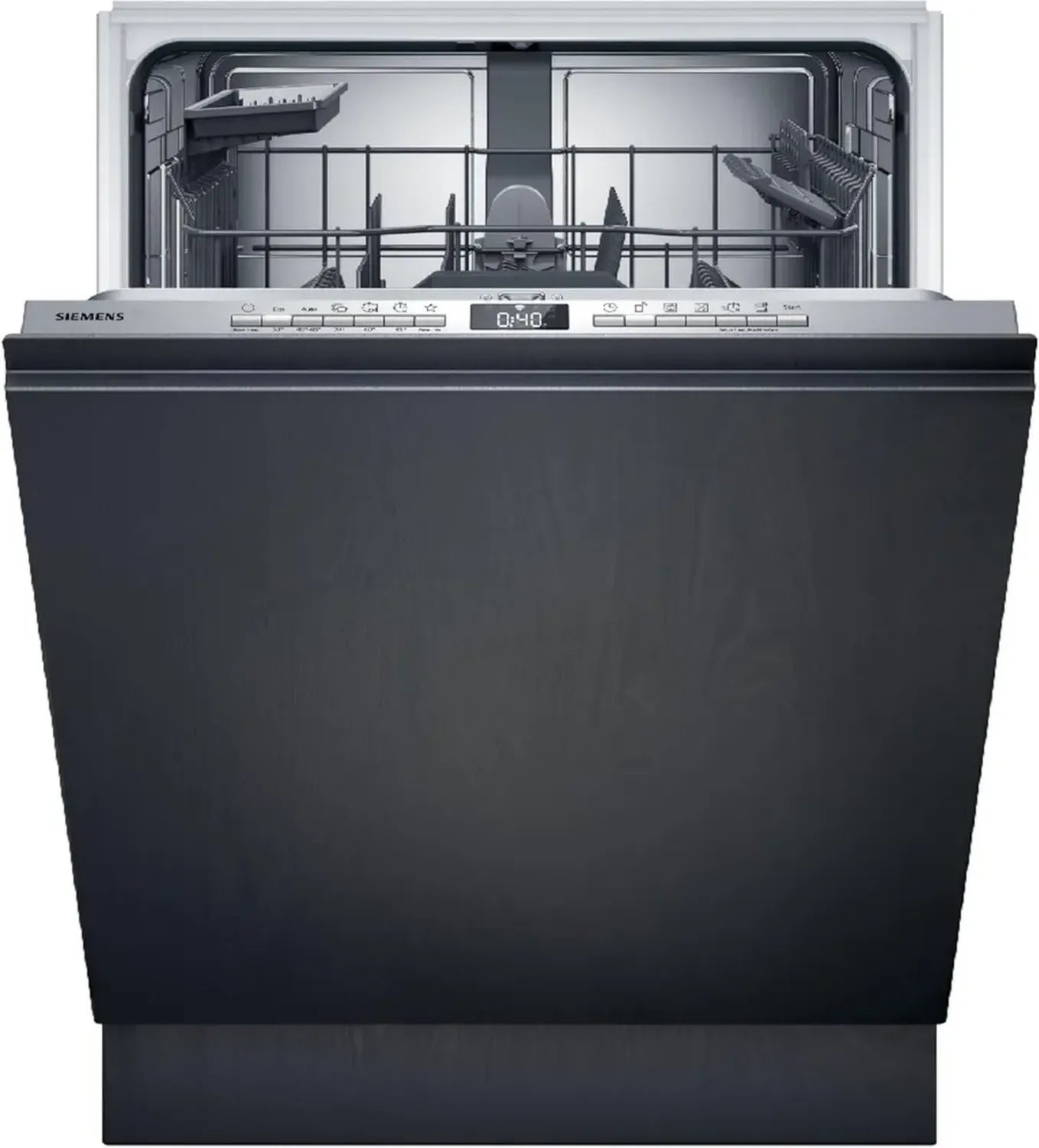 Siemens SN63EX28AE iQ300 Vollintegrierte Geschirrspülmaschine, 60 cm, Effizientes Spülen mit varioSpeed Plus und smartStart, Made in Germany