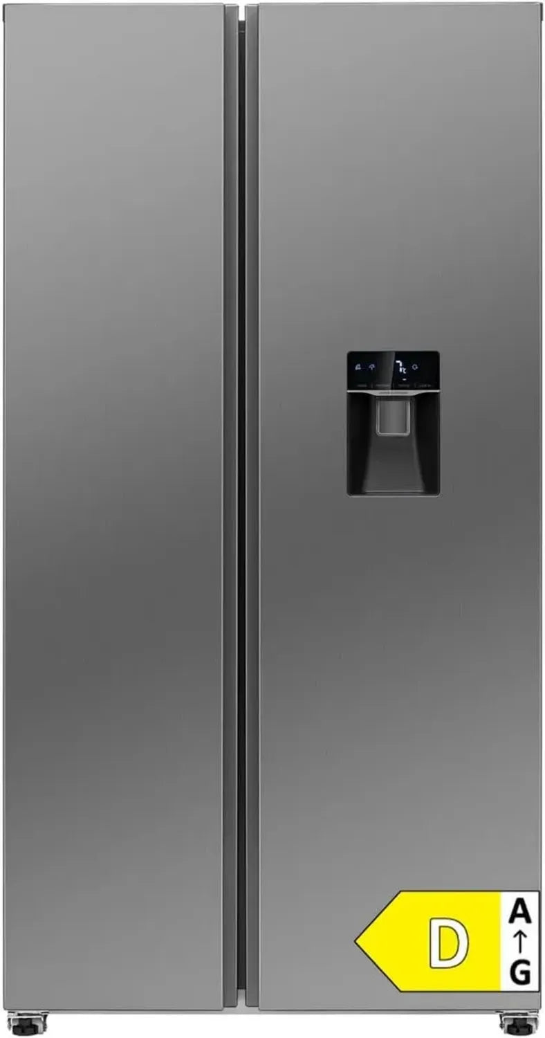 Bomann Side-by-Side Kühl-Gefrierkombination mit Wasserspender, NoFrost, 177 cm, Energieklasse D, 5 Jahre Garantie