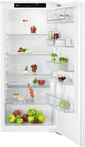 AEG 123cm Einbaukühlschrank ohne Gefrierfach, Serie 5000 OptiSpace: Flexibel einstellbare Glasböden, 203L Kühlraum, LCD-Display, Schnellkühlfunktion, Festtürmontage