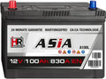 HR HiPower Asien 12V Starterbatterie Japan 100Ah Linkspol
