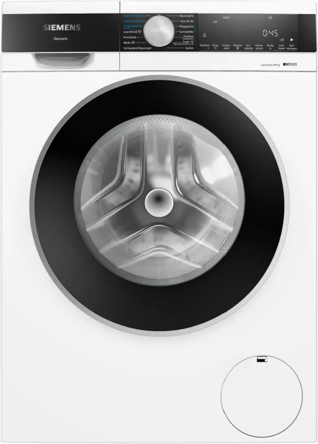 Siemens iQ500 Waschtrockner WN44G242, 9/6 kg, waterPerfect Plus, Antiflecken-System, smartFinish, speedPack L, autoDry, Outdoor-Programm, iQdrive, Wash & Dry 60, aquaStop