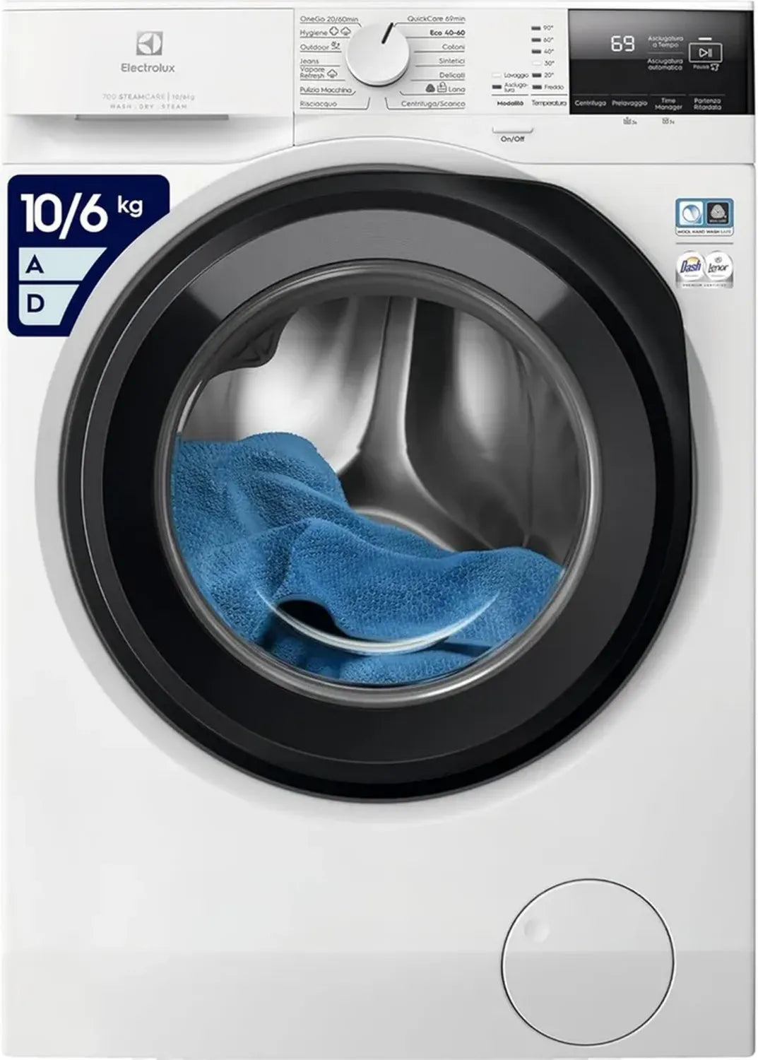Electrolux Waschtrockner 10 kg Serie 700 mit DualCare Technologie