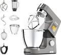 Kenwood Titanium Chef Patissier XL – Multifunktionale Küchenmaschine mit Waage & 7L Schüssel, 1400W, Patisserie-Set, Silber