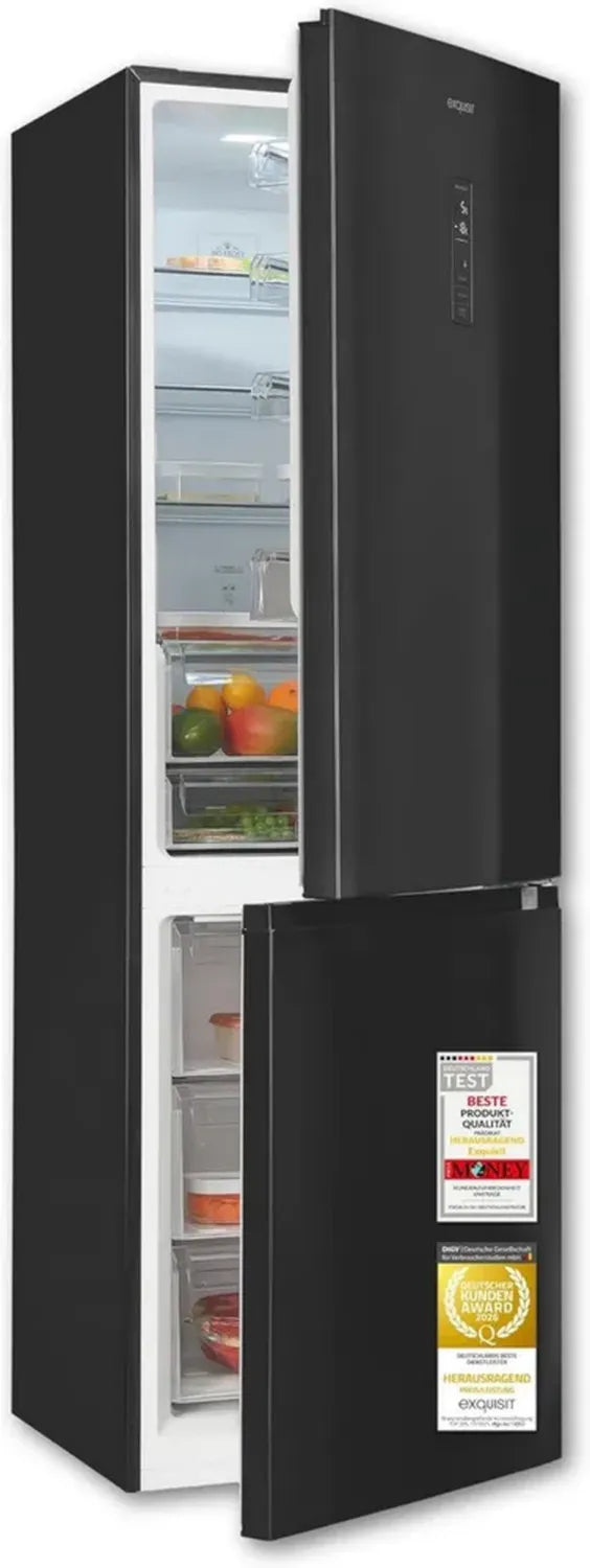 Hochwertige Kühl-Gefrierkombination 347 l, Energieklasse C, 39 dB, No Frost, Schnellgefrierfunktion, einstellbare Temperatur, wechselbarer Türanschlag