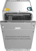 Cecotec Einbau-Geschirrspüler 4101, 11 Maßgedecke, 6 Programme, Energieeffizienzklasse E, Dual Zone, Auto-Waschfunktion, Startzeitvorwahl, AquaStop, Touch-Bedienfeld