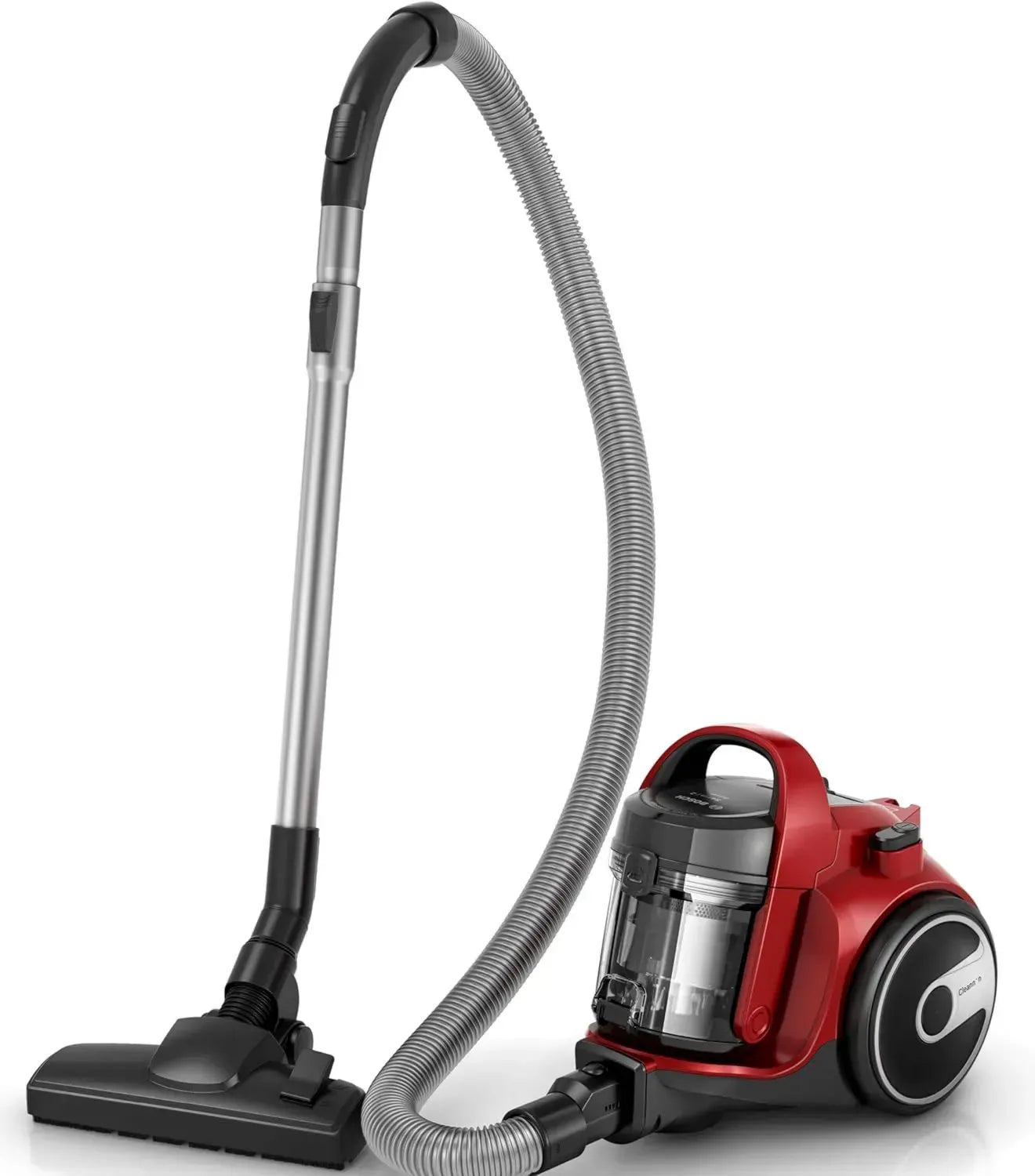 BOSCH BGC05AAA2 Beutelloser Staubsauger - Leise 78 dB - 1,5 l Kapazität - Waschbarer HEPA 12 Filter