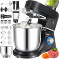 KESSER® Multifunktions-Küchenmaschine 3-in-1 mit Fleischwolf, Entsafter und Knetfunktion - 5,5L Schüssel, 3 Rührwerkzeuge