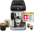 De'Longhi Magnifica Evo Next - Kaffeevollautomat mit LatteCrema System, 13 Getränke auf Knopfdruck, Farb-Touchscreen, Silber