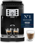 De'Longhi Magnifica S Kaffeevollautomat mit Milchaufschäumer und Tastenbedienung, Espresso- und Cappuccino-Maschine, Schwarz