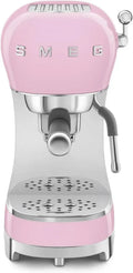 Smeg Espressomaschine mit Milchaufschäumer, 15-Bar-Druck, Edelstahlfilter und Tassenwärmer