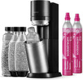 SodaStream DUO Sprudler mit Schnellanschluss & Glas- und Kunststoffflaschen