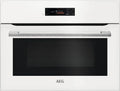 AEG Einbau-Mikrowelle 1000W mit Grill 1200W, TFT-Touch, 42L, Weiß