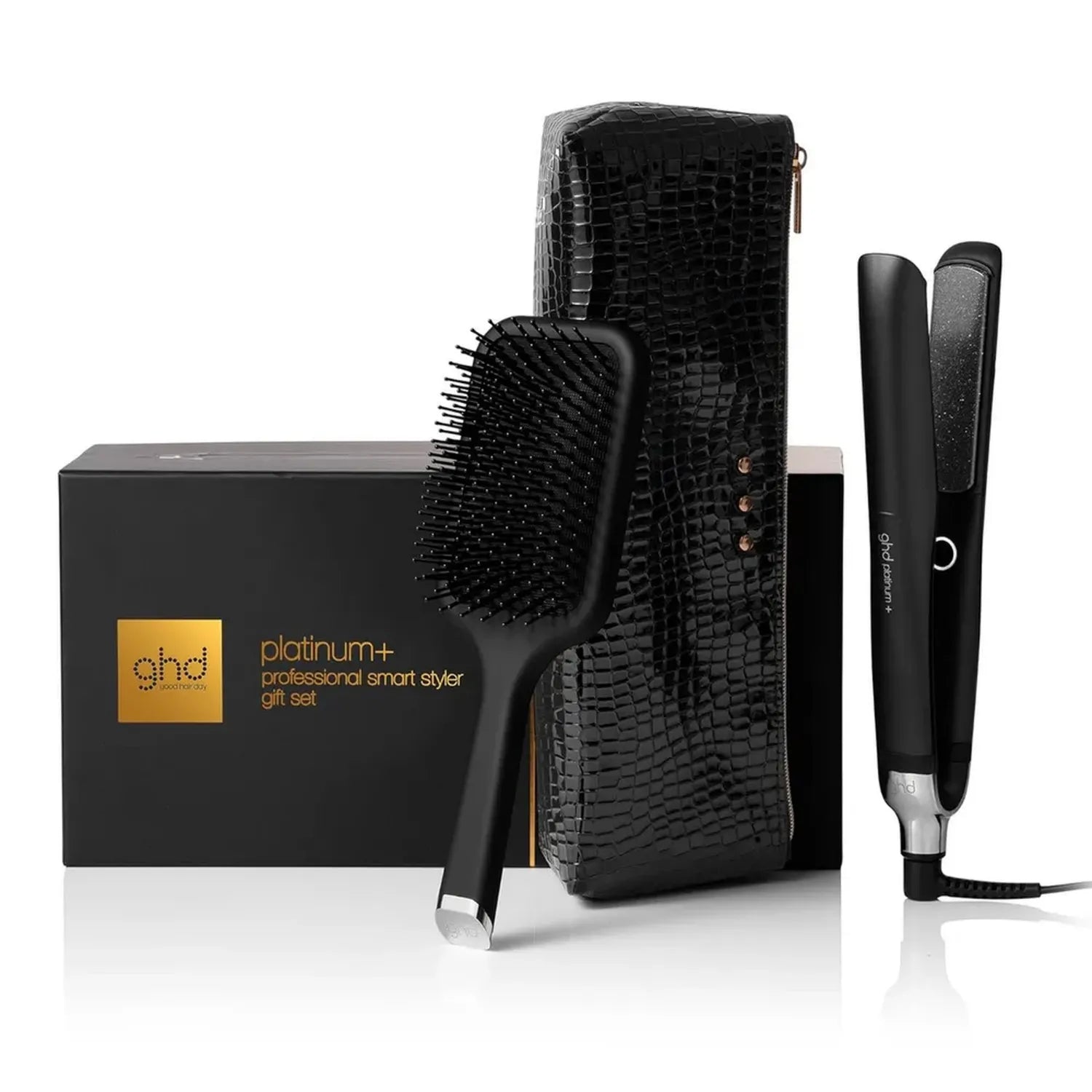 ghd Platinum+ Haarglätter: Intelligente Technologie für jeden Haartyp, 26 mm Platten, stärkeres Haar und mehr Glanz, erhöhter Farbschutz, optimale Stylingergebnisse ohne Hitzeschäden