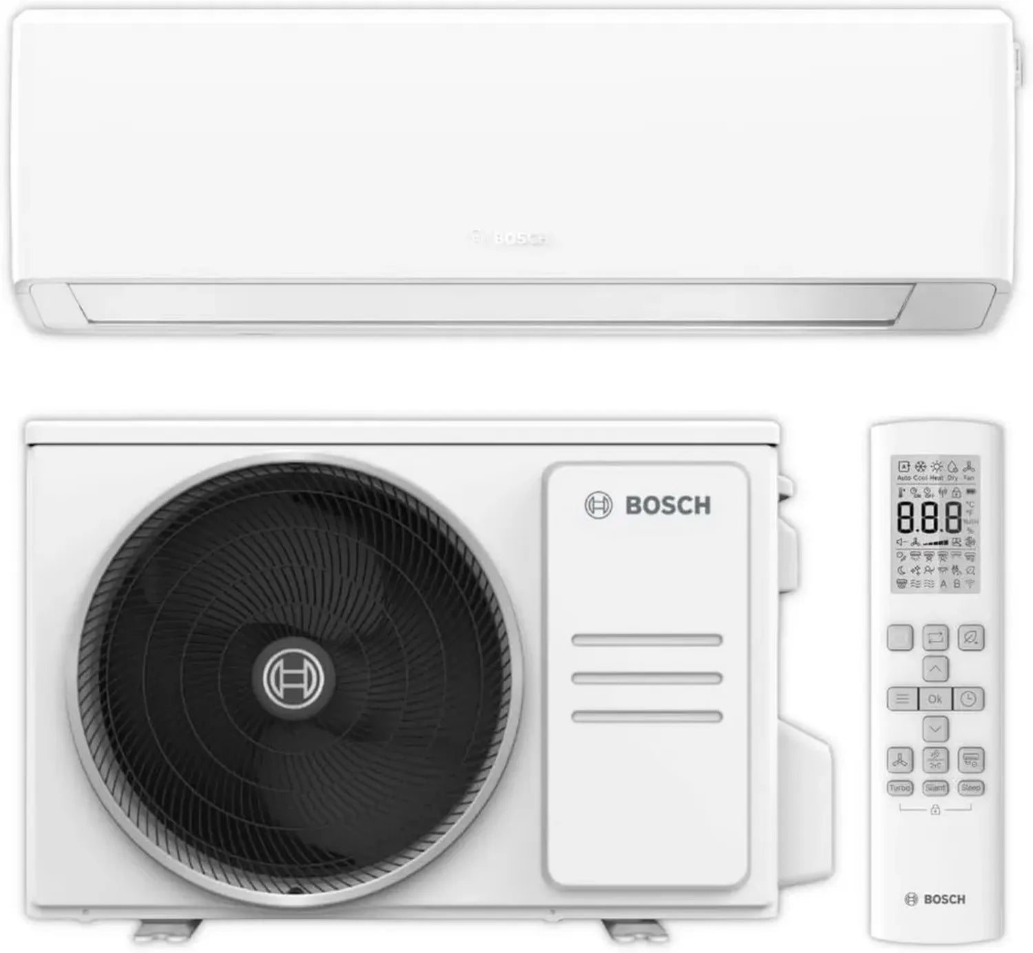 Bosch Split-Klimaanlage Set CL7000i 2,0 kW - Energieeffiziente Kühlung
