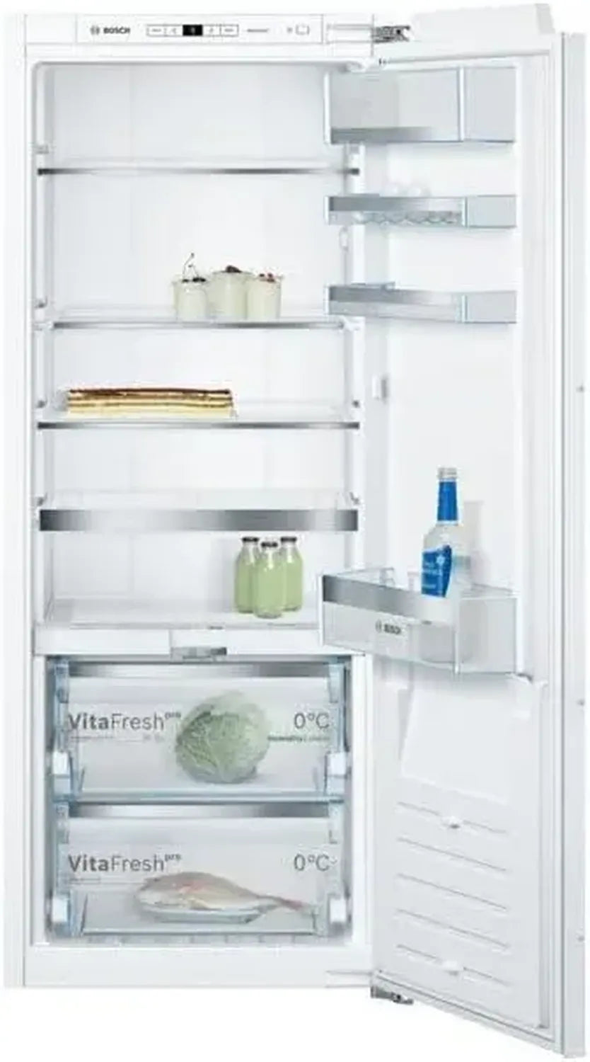 Bosch KIF51AFE0 Einbau-Kühlschrank, 222L, VitaFresh pro, LED-Beleuchtung, Serie 8, 140x56 cm