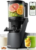 Canoly Slow Juicer mit großem Einfüllschacht, 3-in-1 Funktion für Saft, Sorbet und Nussmilch, 2,6 L Kapazität, Kaltpresse mit AC-Motor, BPA-frei