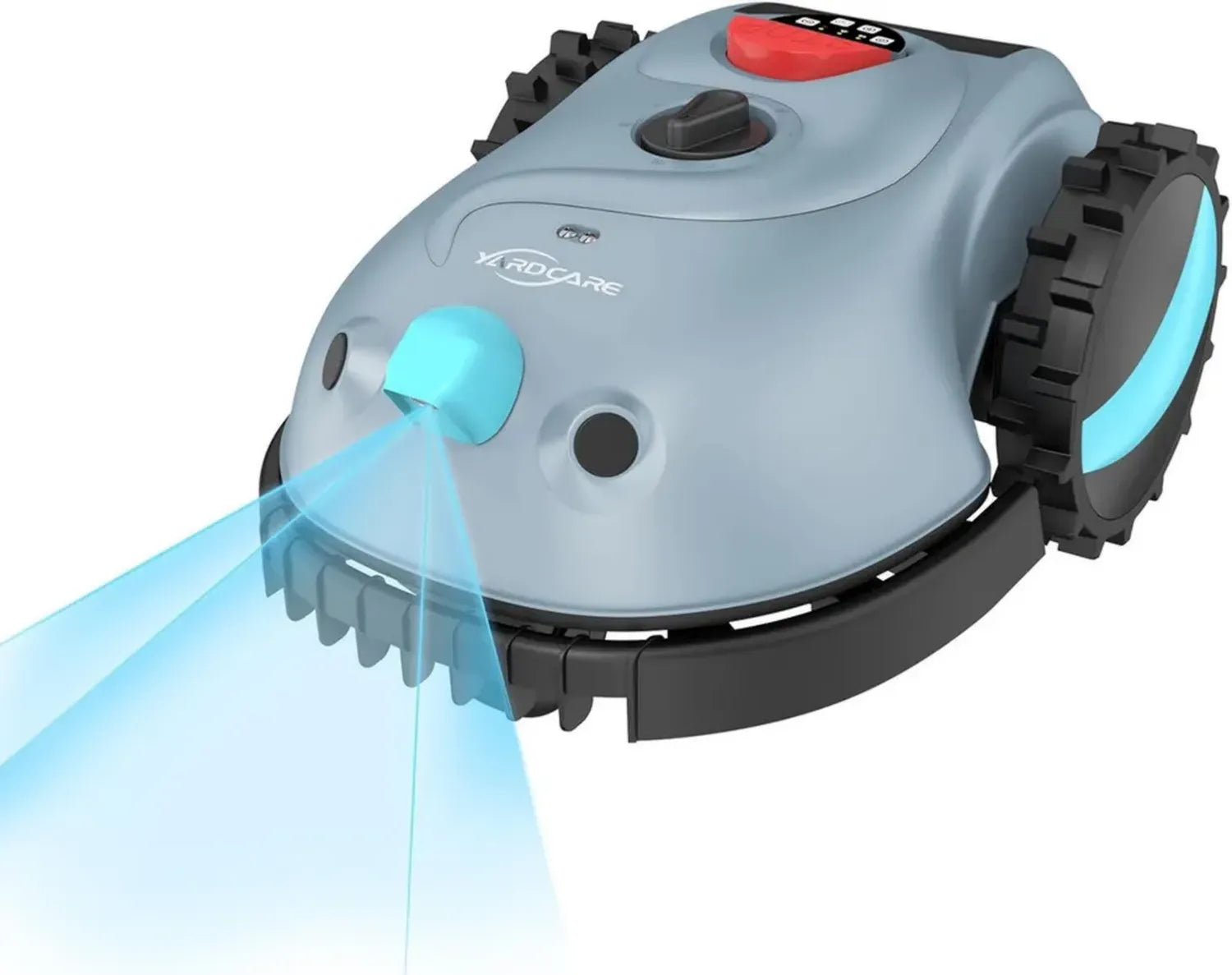 YARDCARE V100 Mähroboter mit Vision-Navigation und Hindernisvermeidung, 4,0 Ah Akku, Inklusive Ersatzklingen, Ideal für kleine Gärten