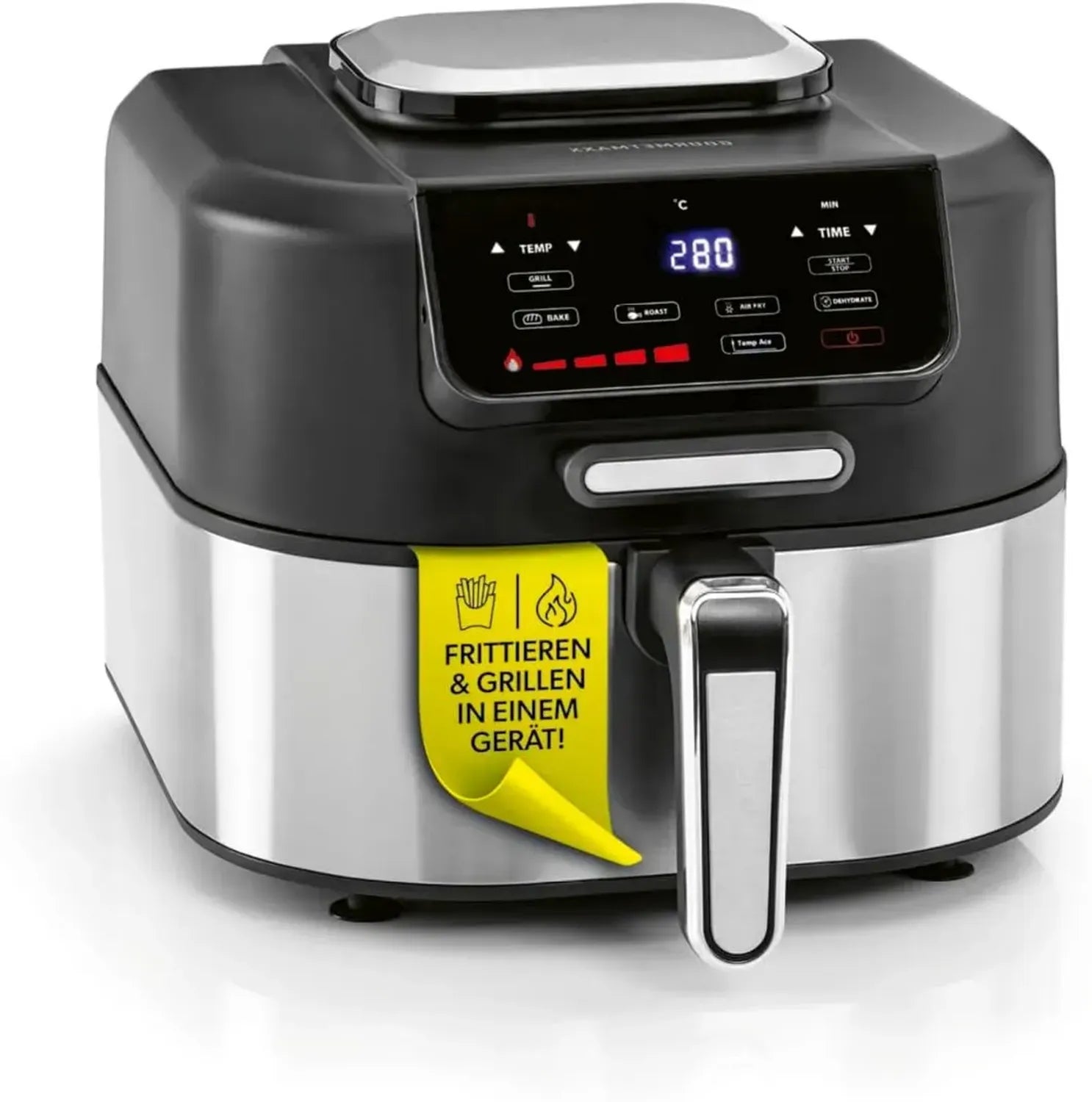 GOURMETmaxx 5L Heißluftfritteuse & Grill mit 5 Modi und Dörrfunktion