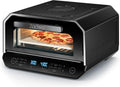 Elektrischer Pizzaofen, 450°C, 13 Programme, Profi-Funktion, inklusive Pizzastein und Zubehör