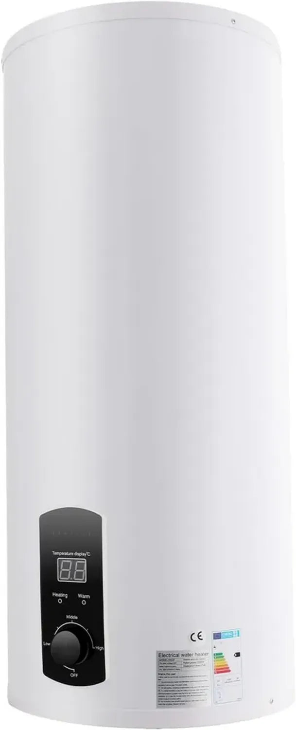 Elektrischer 2000W Warmwasserbereiter 100L/120L, intelligenter Speicherboiler für Bad und Küche, digital bedienbar, Weiß